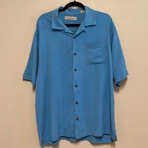 Tommy Bahama 100% silk camp shirt